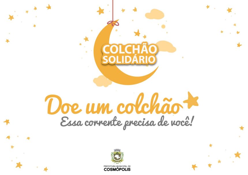 Campanha “Colchão Solidário” continua em 2018