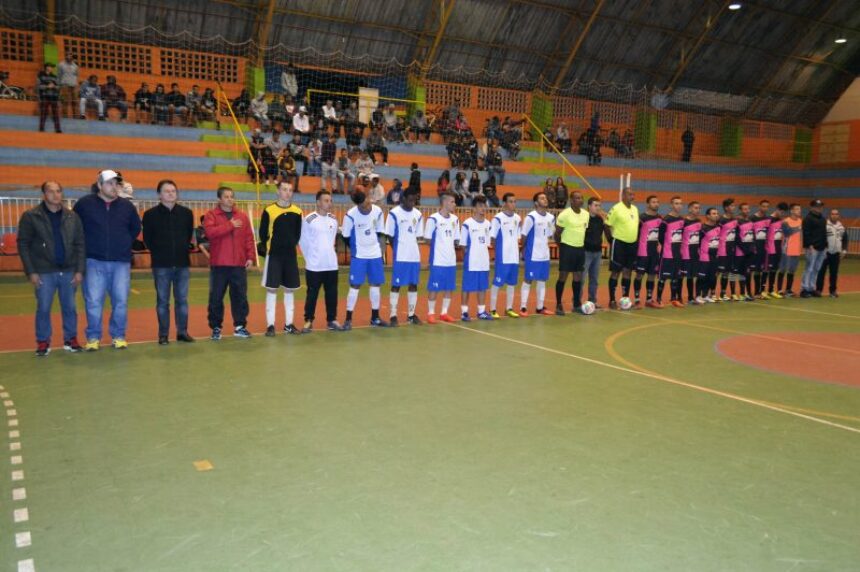 Finais do XVI Campeonato Municipal de Futsal começam nesta quarta-feira (2)
