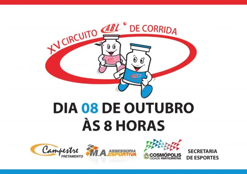 XV Circuito de ABL de Corrida será realizado neste domingo (8)