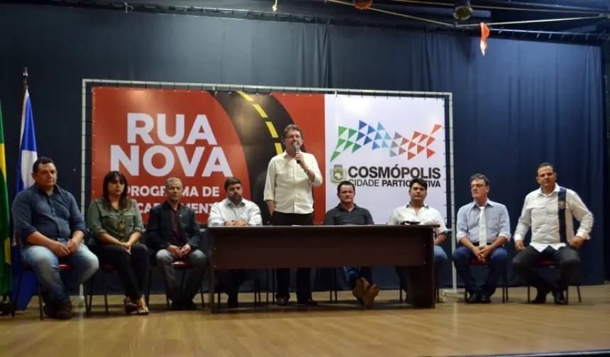 Prefeitura Municipal de Cosmópolis lança o programa de recapeamento “Rua Nova”