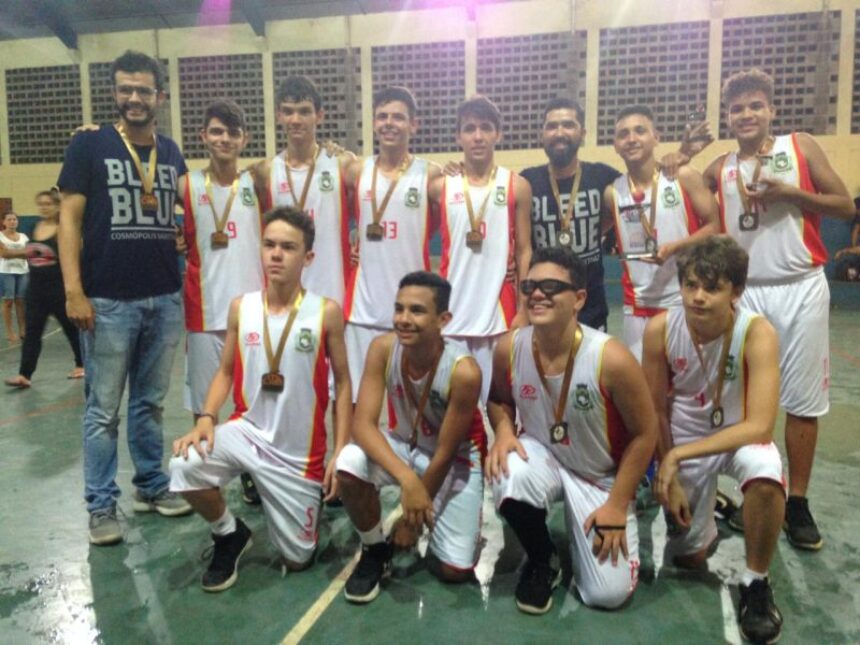 Equipe sub–14 da Prefeitura de Cosmópolis é campeã da Série Prata da Liga Metropolitana de Basquetebol