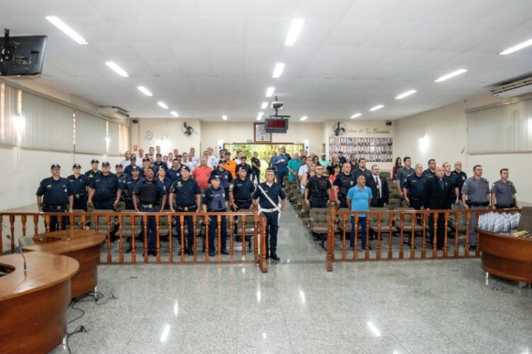 Cerimônia solene celebra os 50 anos de criação da Guarda Municipal de Cosmópolis