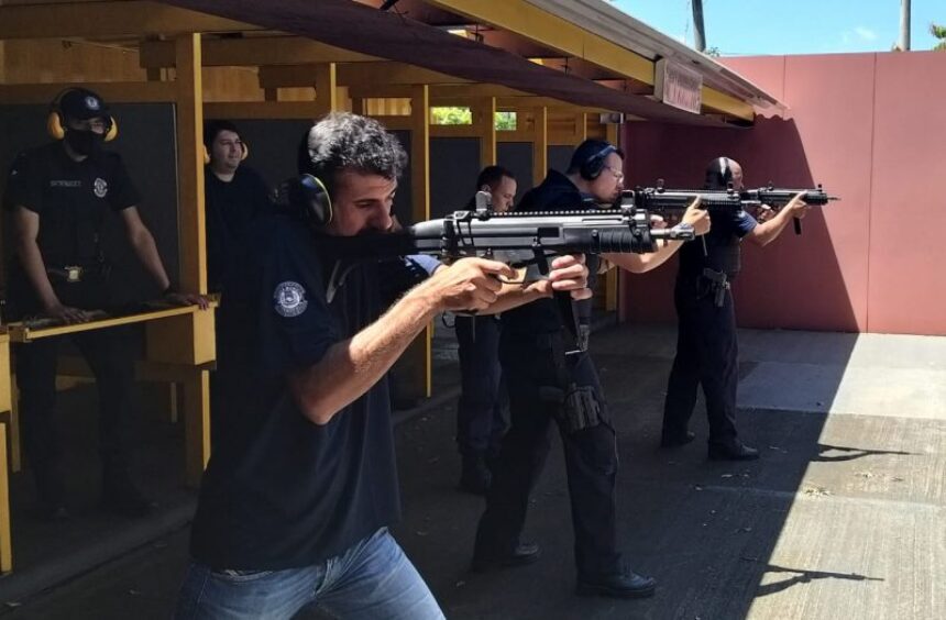 Polícia Municipal realiza curso de treinamento com armas