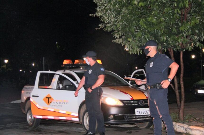 Guarda Municipal realiza fiscalização em Cosmópolis