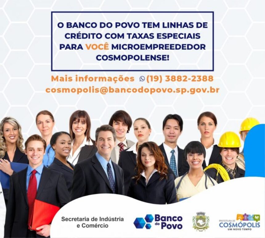 Banco do Povo divulga programa de microcrédito