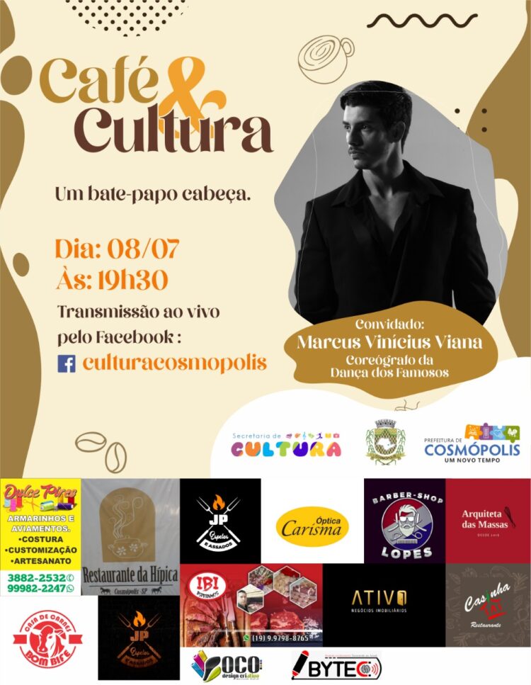 Marcus Vinicius Viana é o convidado do “Café & Cultura”