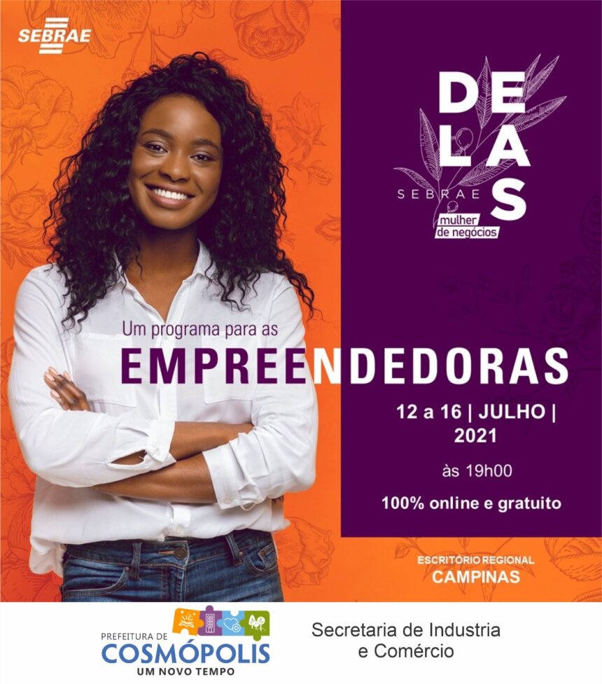 SEBRAE oferece capacitação gratuita para mulheres empreendedoras