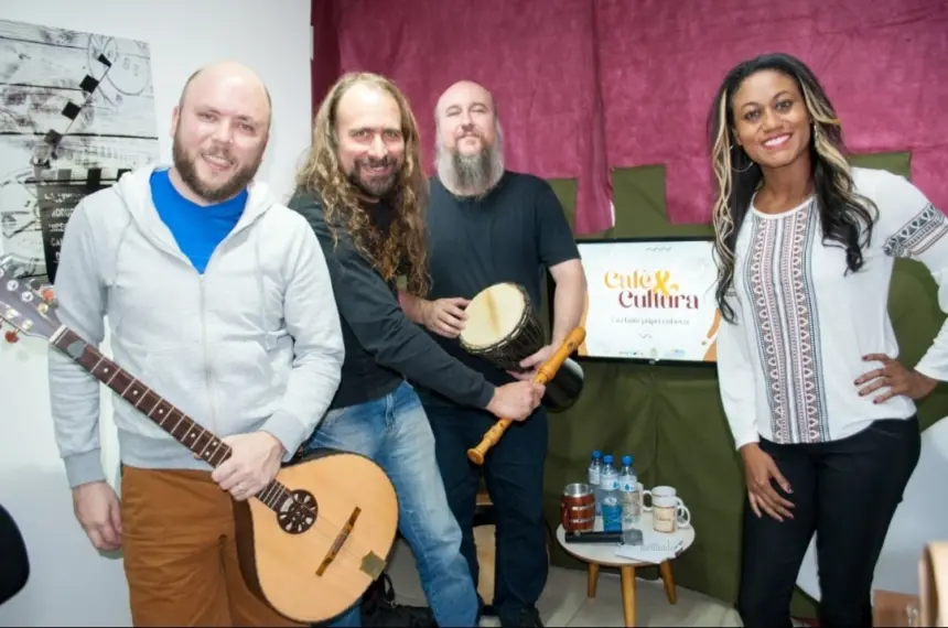 Terceira edição do quadro Café&Cultura entrevista banda cosmopolense Taberna Folk