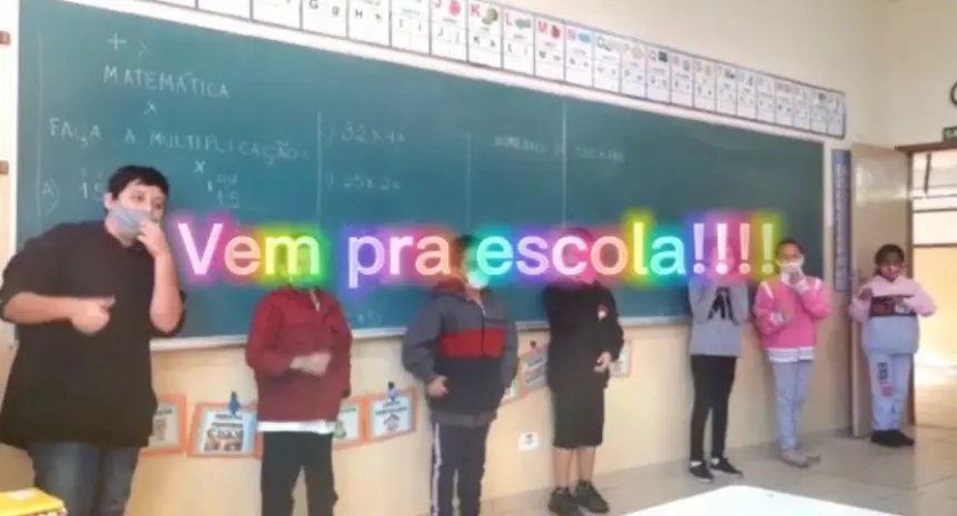 EMEB cecília meireles inicia campanha ‘Vem pra Escola’