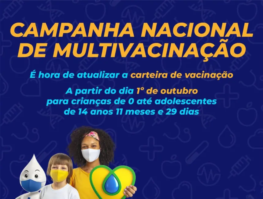 Saúde inicia campanha nacional de multivacinação