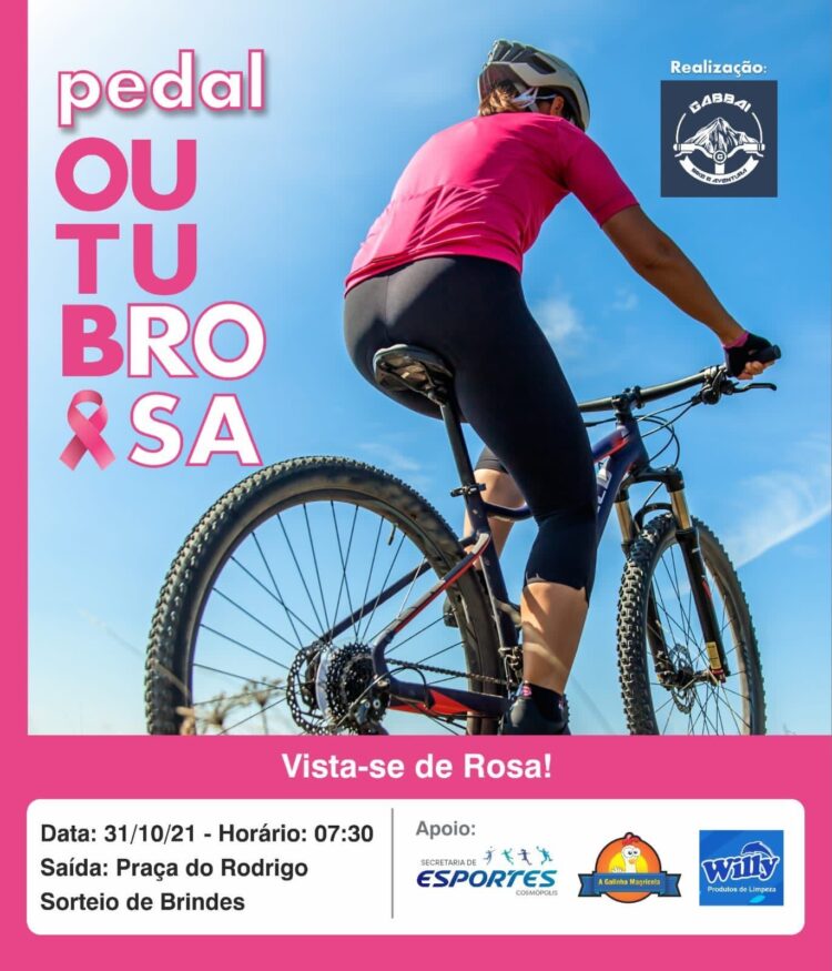 Prefeitura apoia o Pedal Outubro Rosa