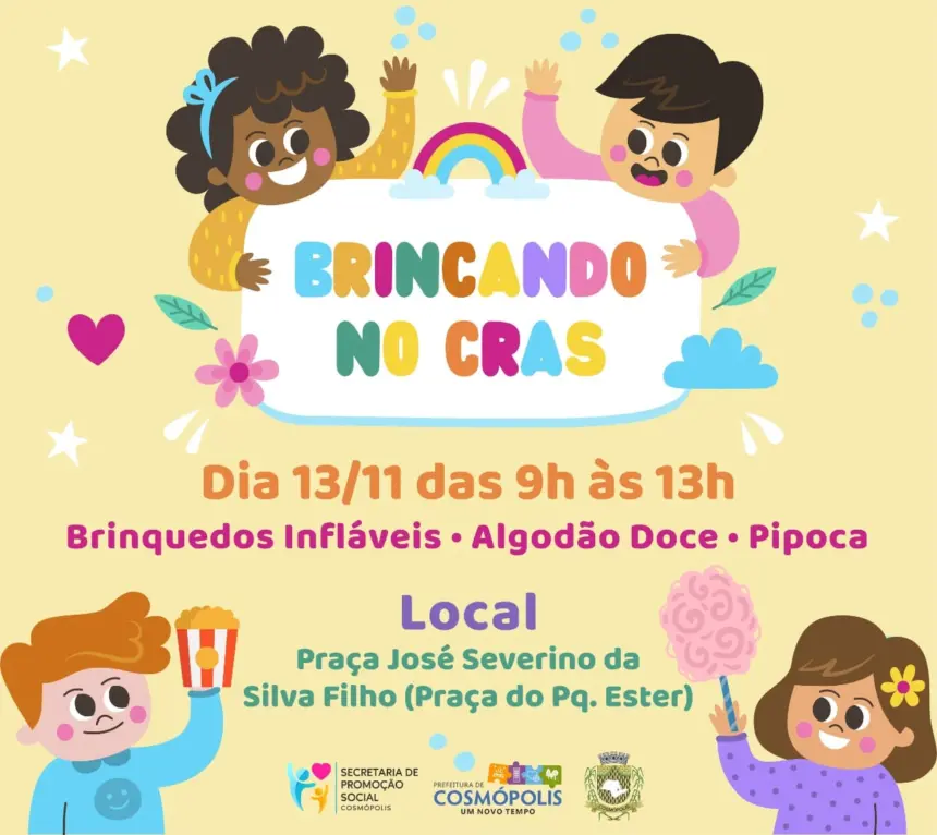 Promoção Social realiza o “Brincando no CRAS”