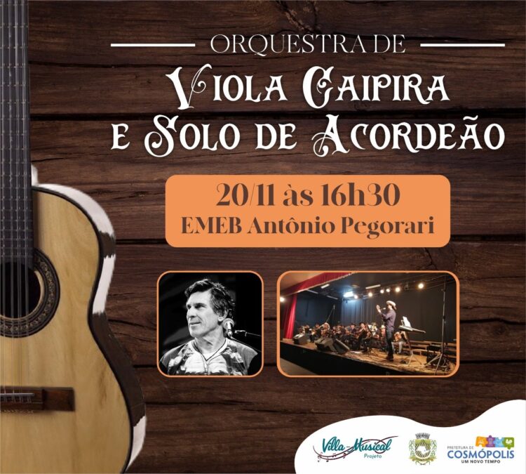 Orquestra de Viola Caipira realiza concertos nas áreas rurais