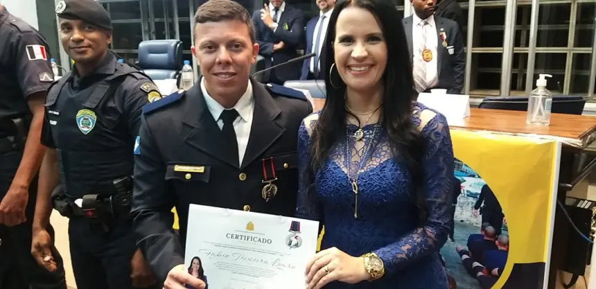 Secretário de Segurança Pública e Trânsito recebe medalha PATAMO