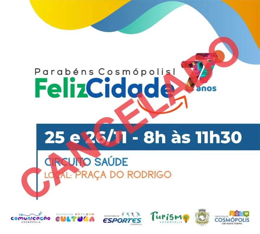 Evento cancelado