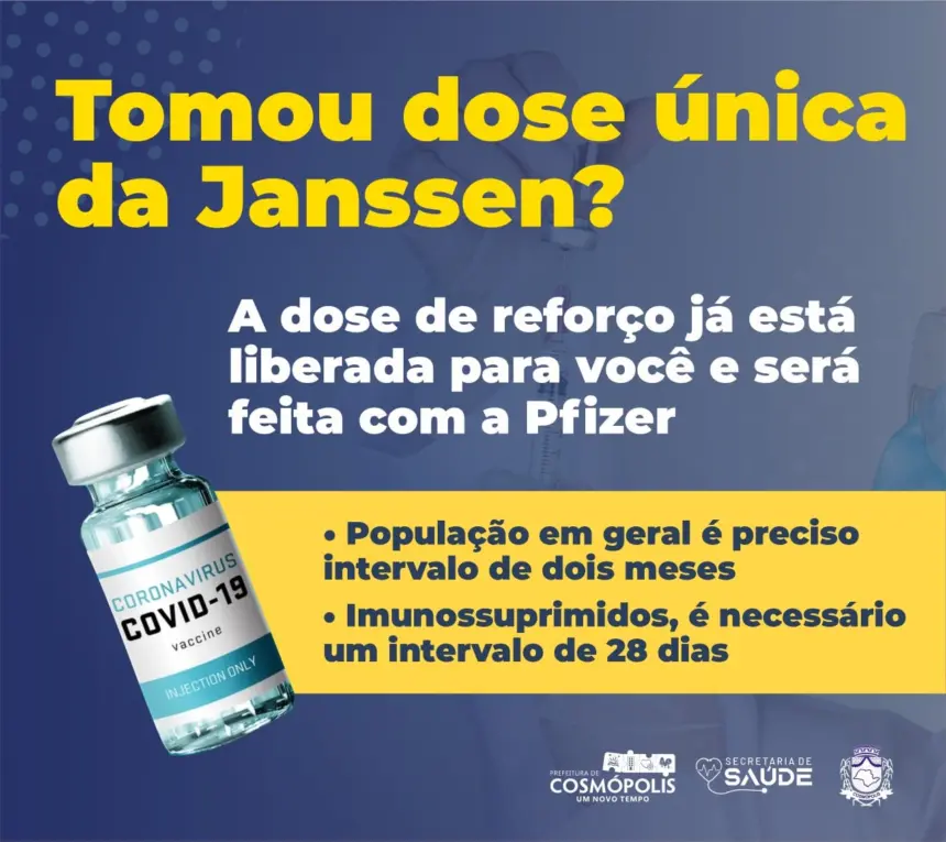 Comunicado – dose única