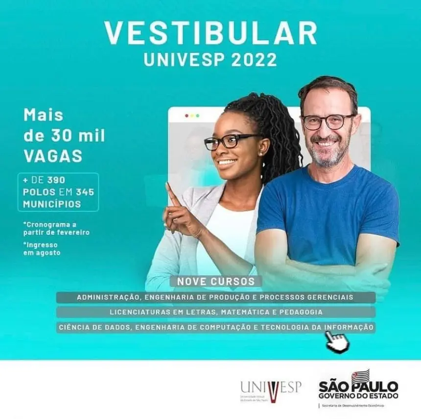 UNIVESP abrirá inscrições em 2022