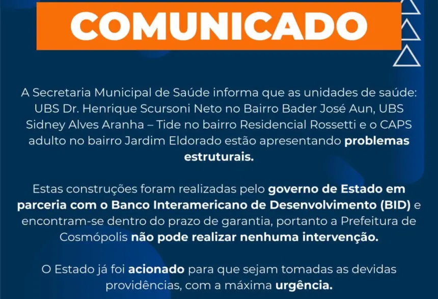 COMUNICADO