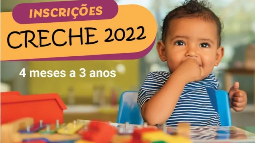 Inscrições para creche iniciam na próxima quinta-feira (03)