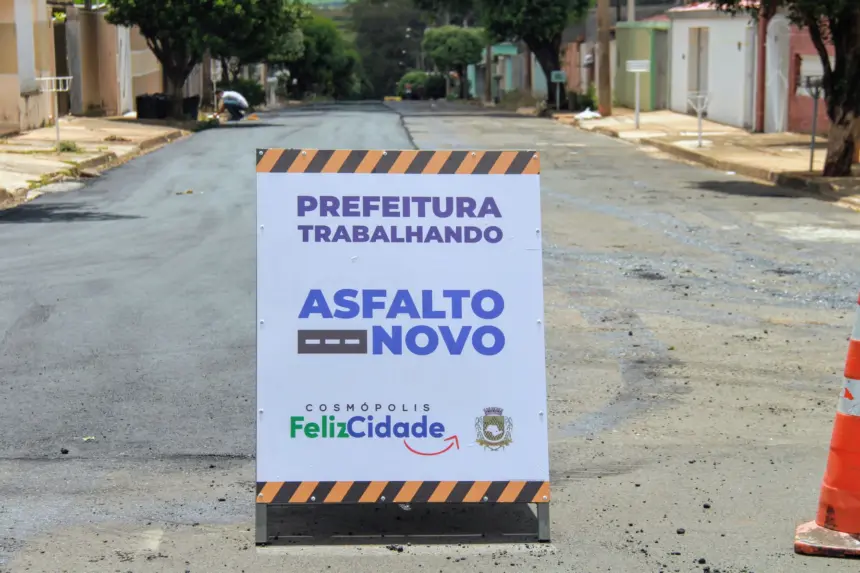 Prefeitura inicia o programa ‘Asfalto Novo’ na região da Vila Cosmo