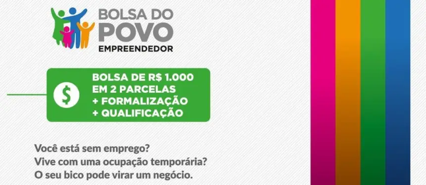 Bolsa do Povo Empreendedor: novas inscrições abertas!