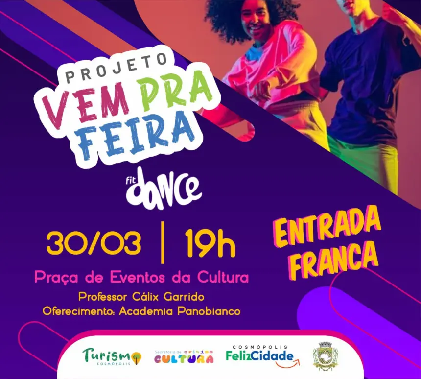 Cultura realiza hoje (30) mais uma edição do projeto “Vem Pra Feira”