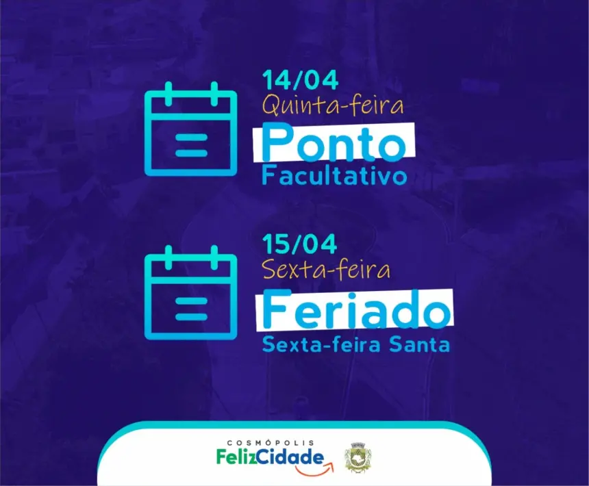 Confira o que abre e o que fecha neste feriado