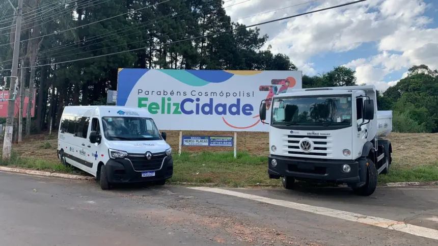 Cosmópolis recebe mais dois veículos para compor a frota