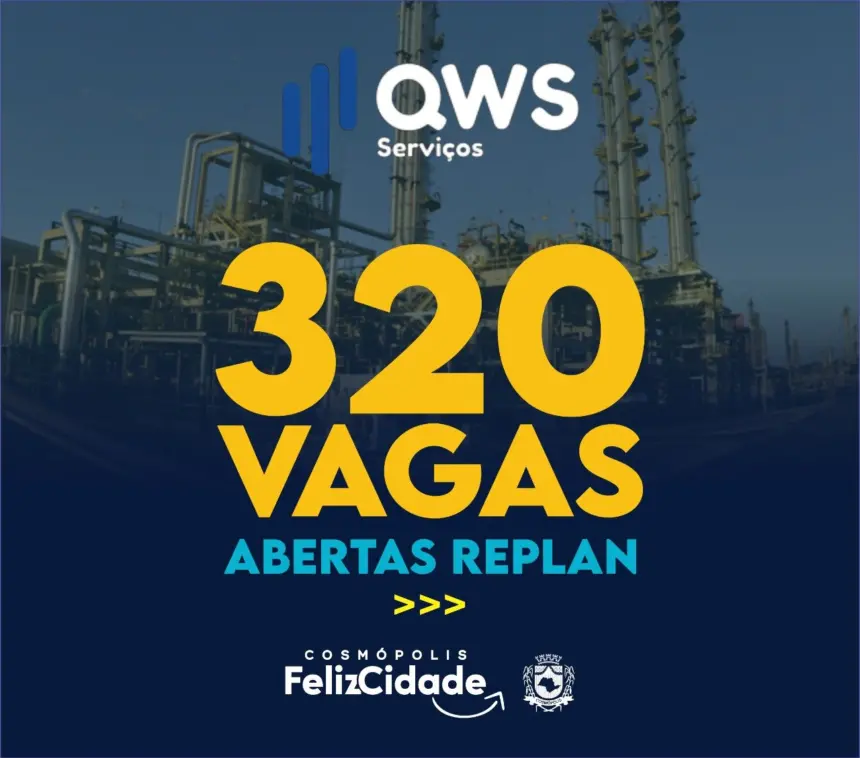 CRTC está com 320 vagas de empregos em aberto para a empresa QWS