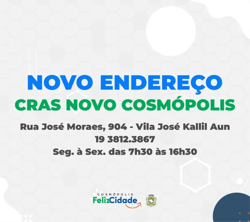 COMUNICADO – CRAS