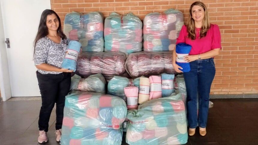 Cosmópolis recebe a doação de 400 cobertores do Fundo Social de São Paulo
