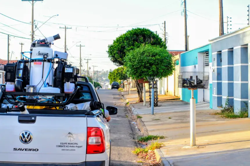 Prefeitura finaliza ações do carro pulverizador “Fumacê”