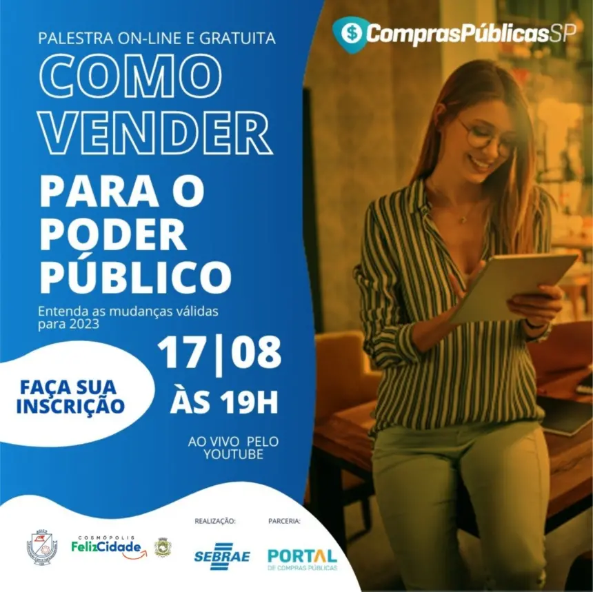 SEBRAE realiza palestra sobre ‘Como vender para o Poder Público’