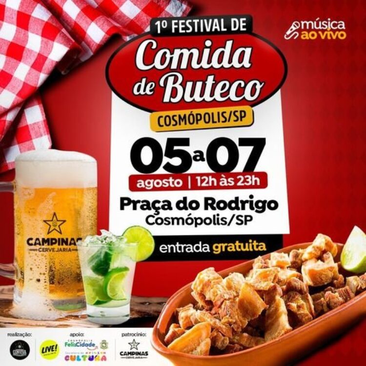 Inicia hoje o 1º Festival de Comida de Buteco