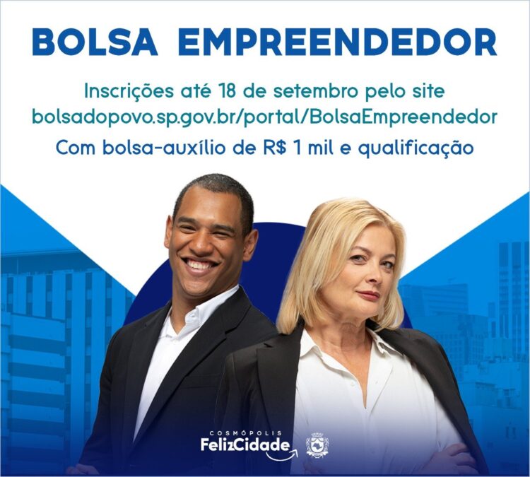 Governo de São Paulo abre vagas para o programa Bolsa Empreendedor