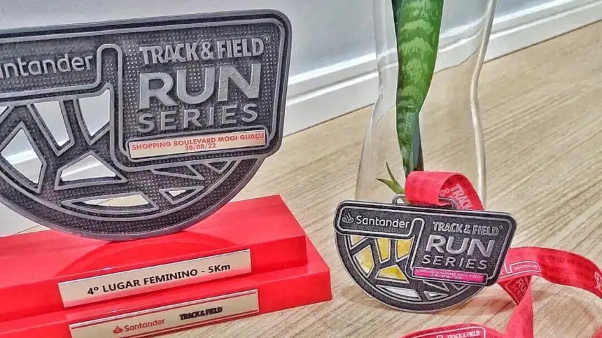 Cosmópolis é representada no Santander Track&Field Run Series