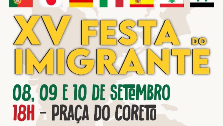 Vem aí a tradicional Festa do Imigrante de Cosmópolis