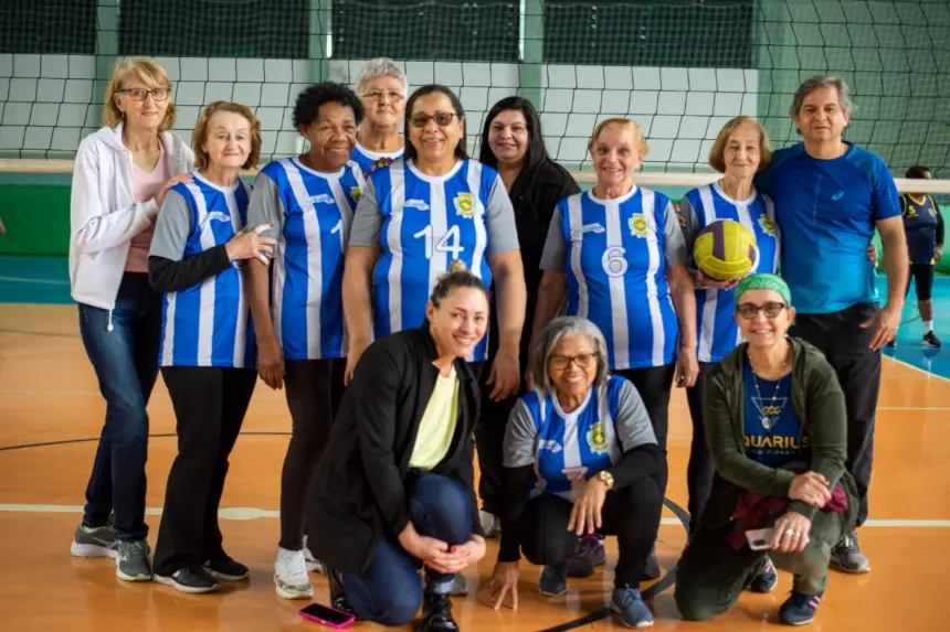 Cosmópolis sedia as disputas da ‘2ª Copa Jaguariúna de Vôlei’ da melhor idade