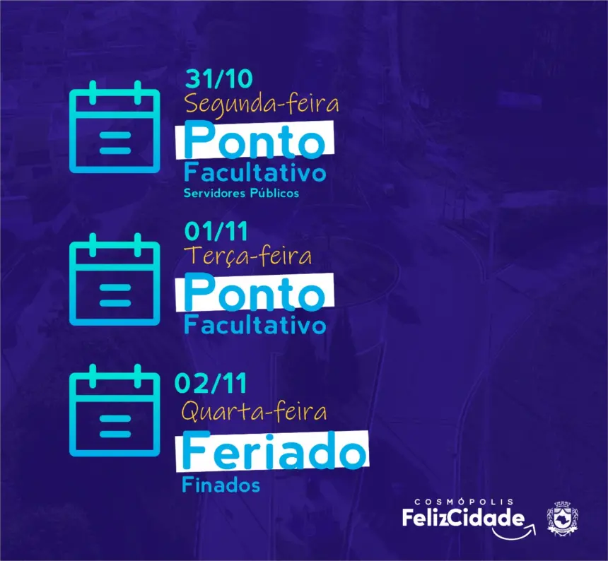 Confira o que abre e o que Fecha no Feriado