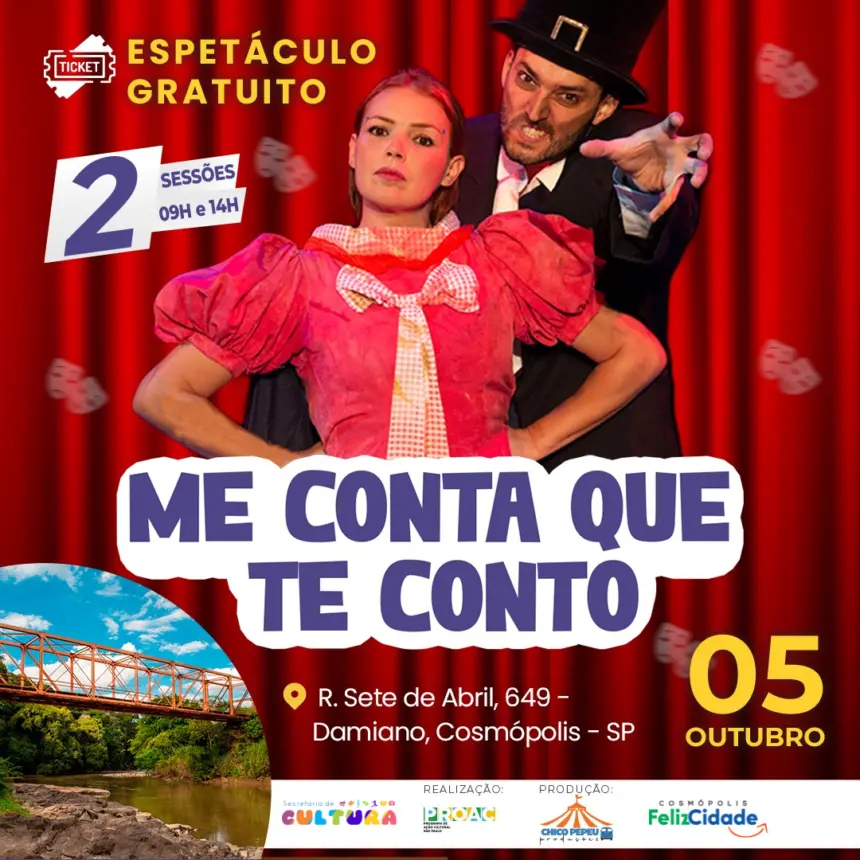 Cultura promove peça teatral para escolas da rede municipal