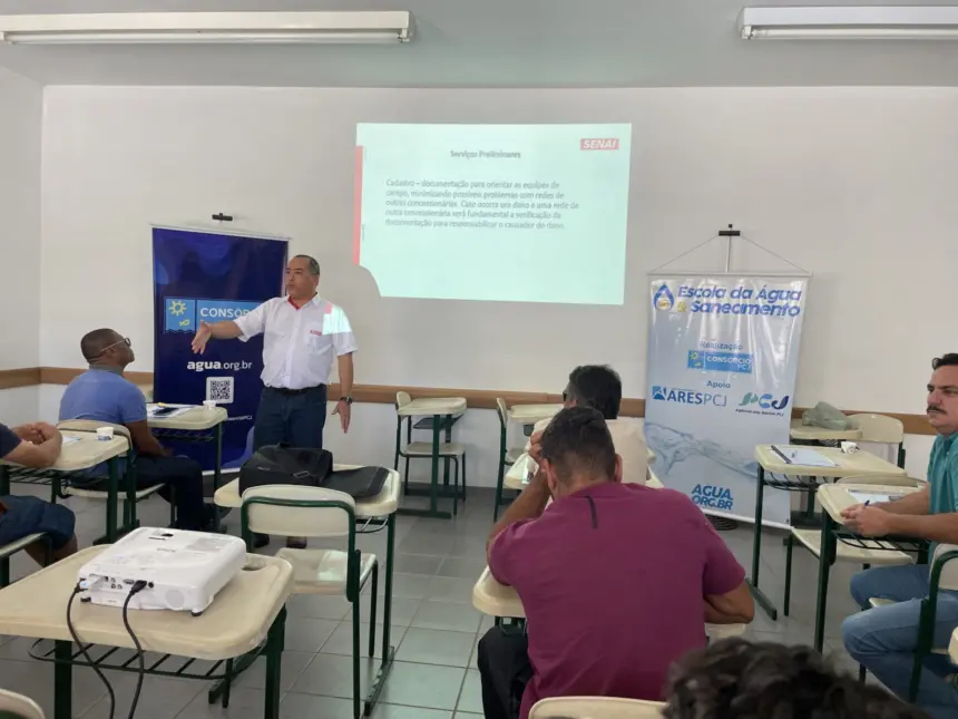 Cursos de capacitação oferecem certificados pelo Senai e Bacias PCJ.