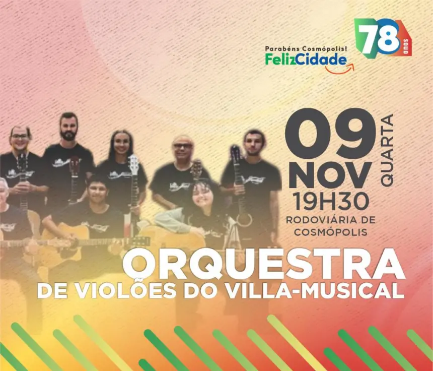 Apresentação especial da ‘Orquestra de Violões’