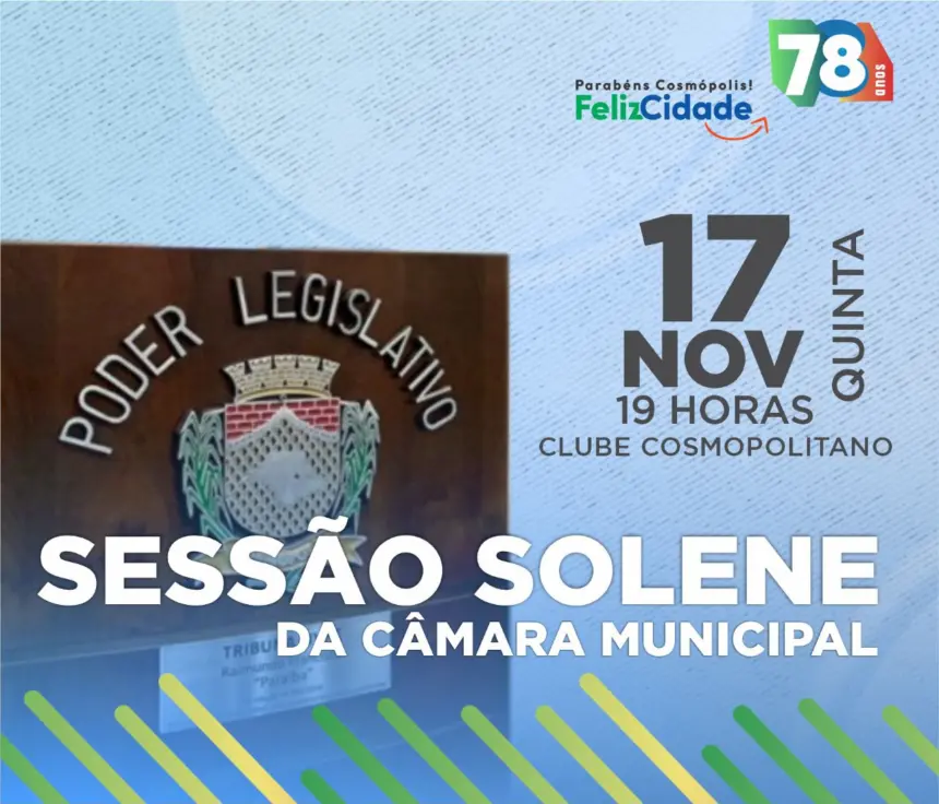 Sessão Solene da Câmara Municipal