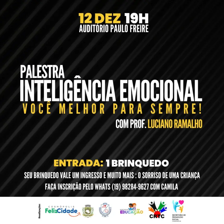 Anote na sua agenda, um evento de aprendizado e solidariedade!