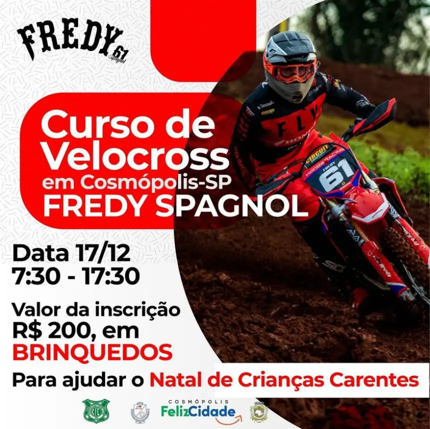 Curso de Velocross – Natal Solidário