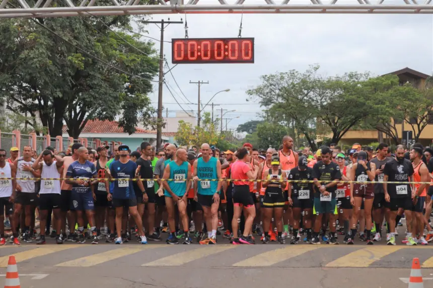 Corrida e caminhada encerram as atividades esportivas de aniversário