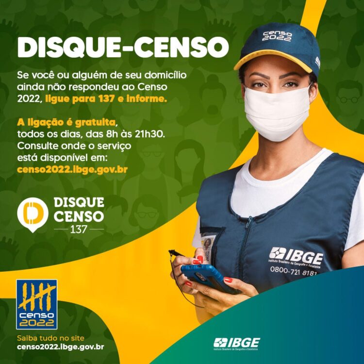 ‘Disque Censo IBGE’ está disponível em Cosmópolis