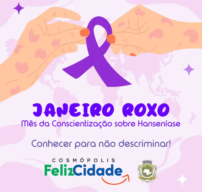 Campanha ‘Janeiro Roxo’ – Em conscientização e prevenção sobre a hanseníase