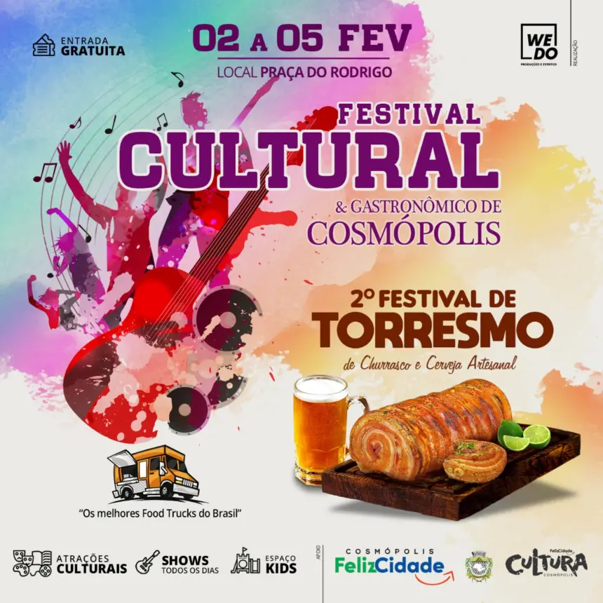 Cultura e gastronomia na Praça do Rodrigo