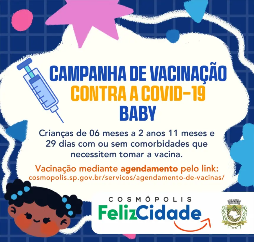 Agendamento de vacinas COVID-19 Baby